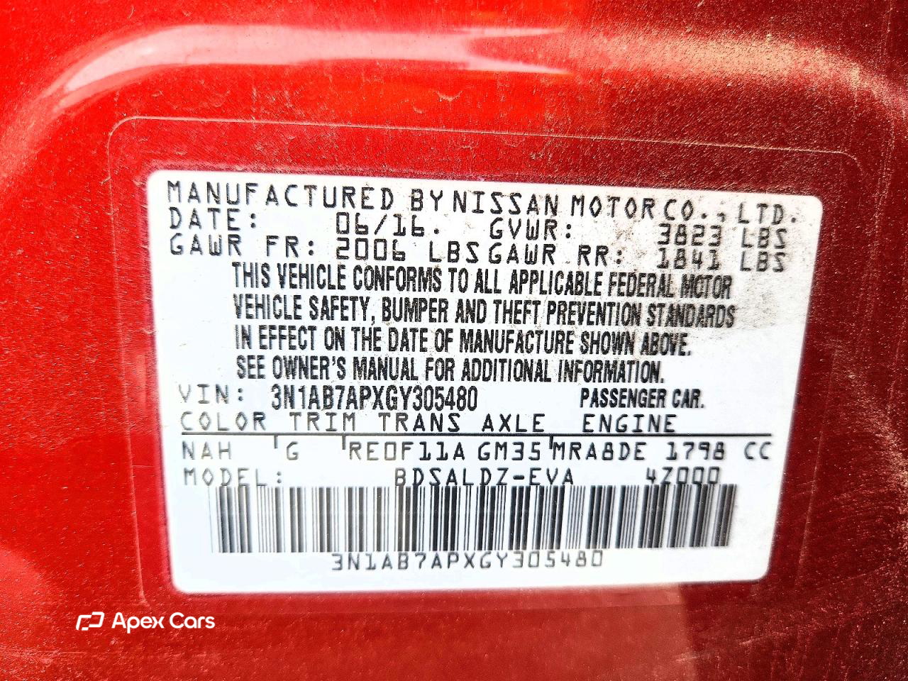 Nissan Sentra 2016