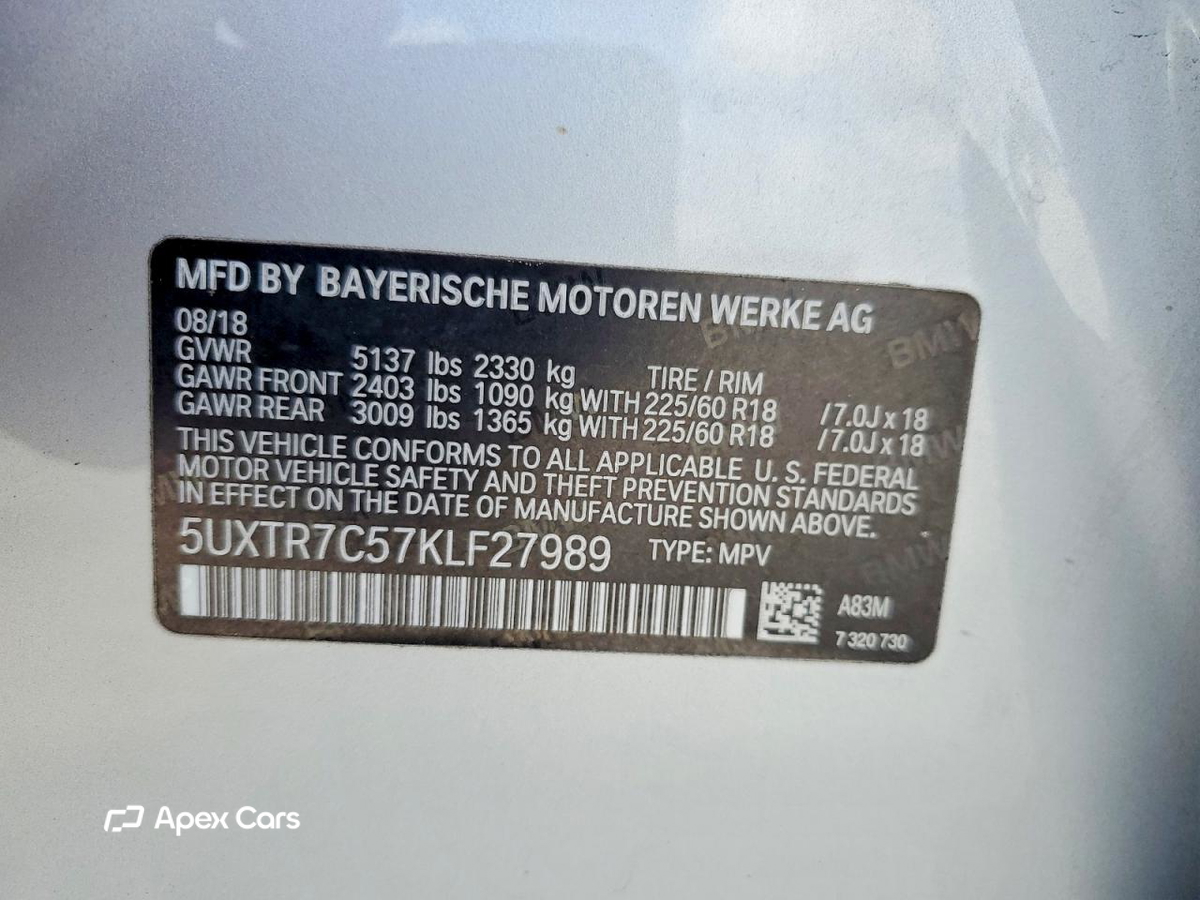 BMW X3 2019