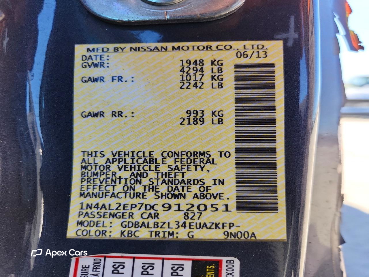 Nissan Altima 2013