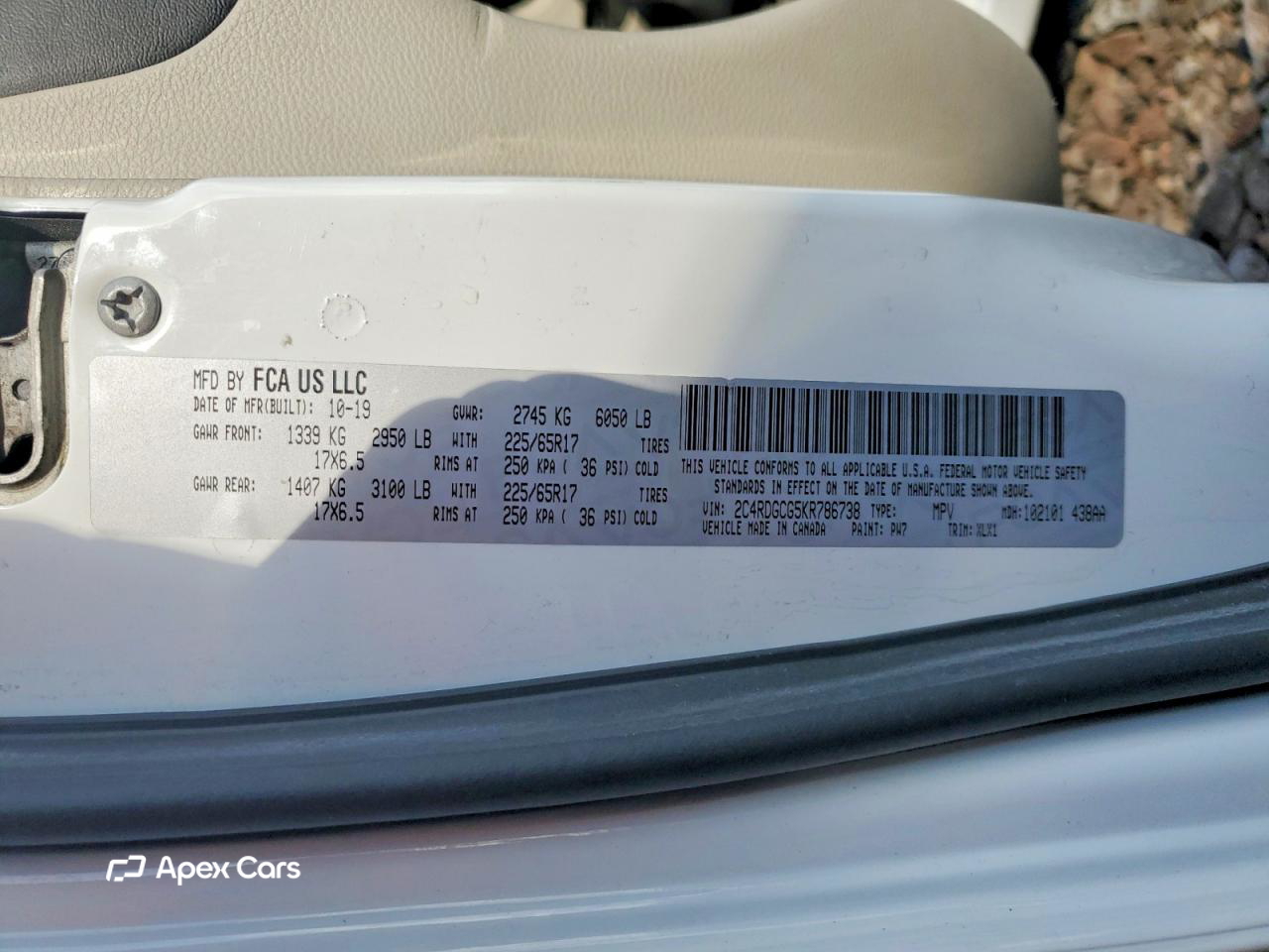 Dodge Caravan 2019