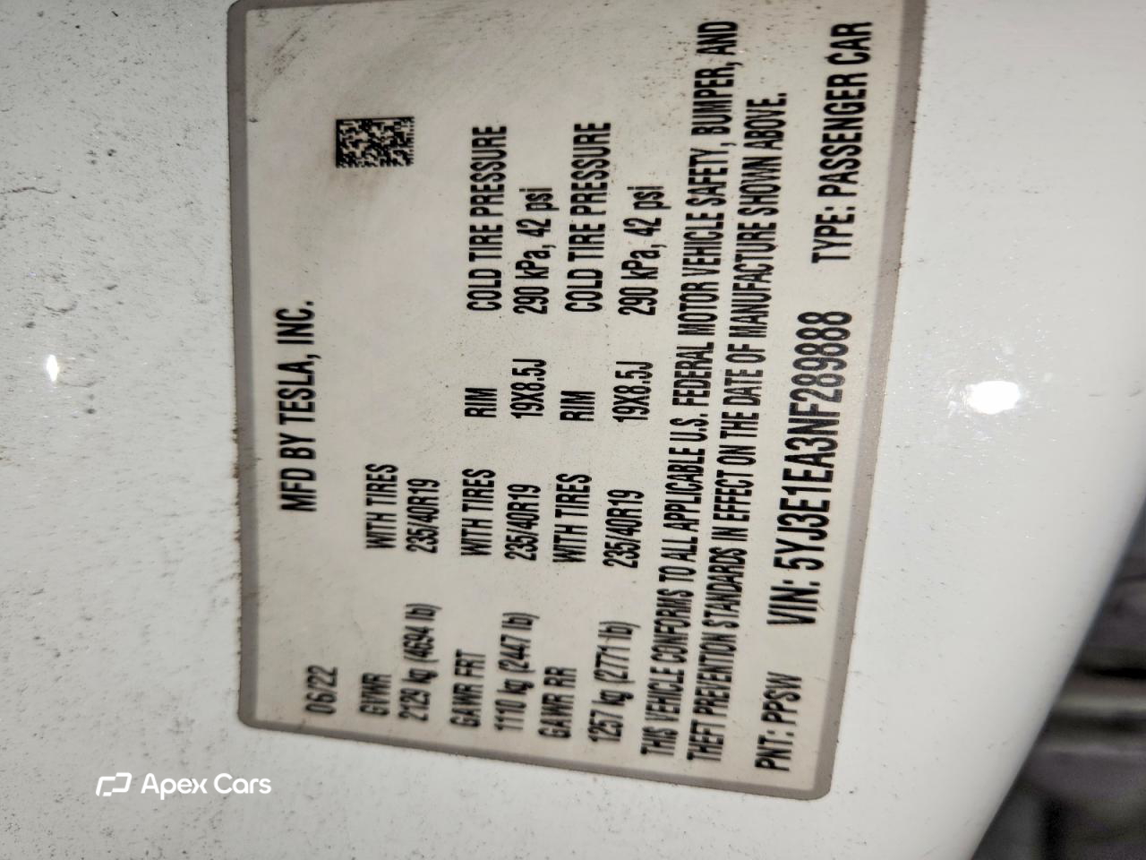 Tesla Model 3 2022