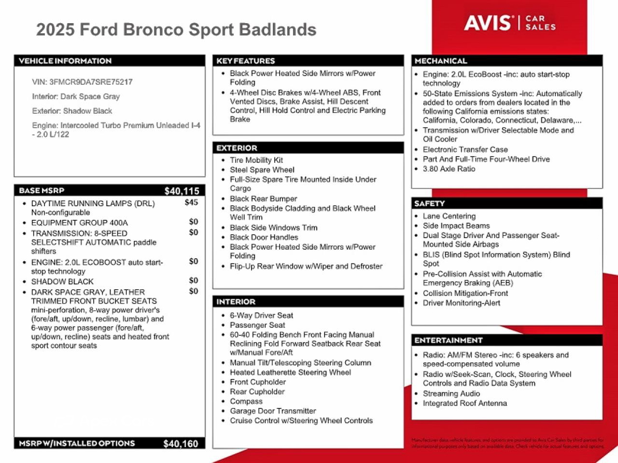 Ford Bronco 2025
