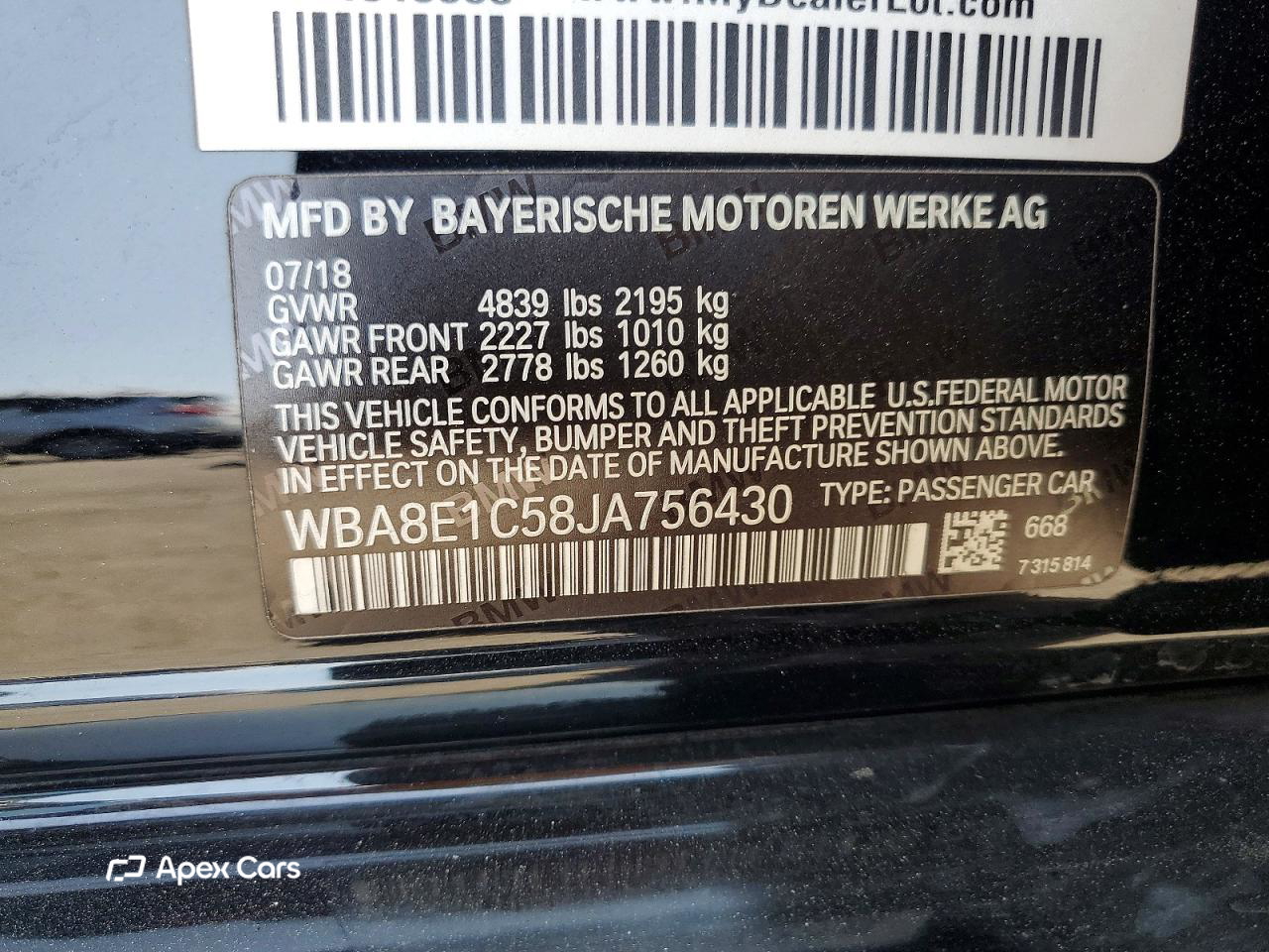 BMW Series 3 2018