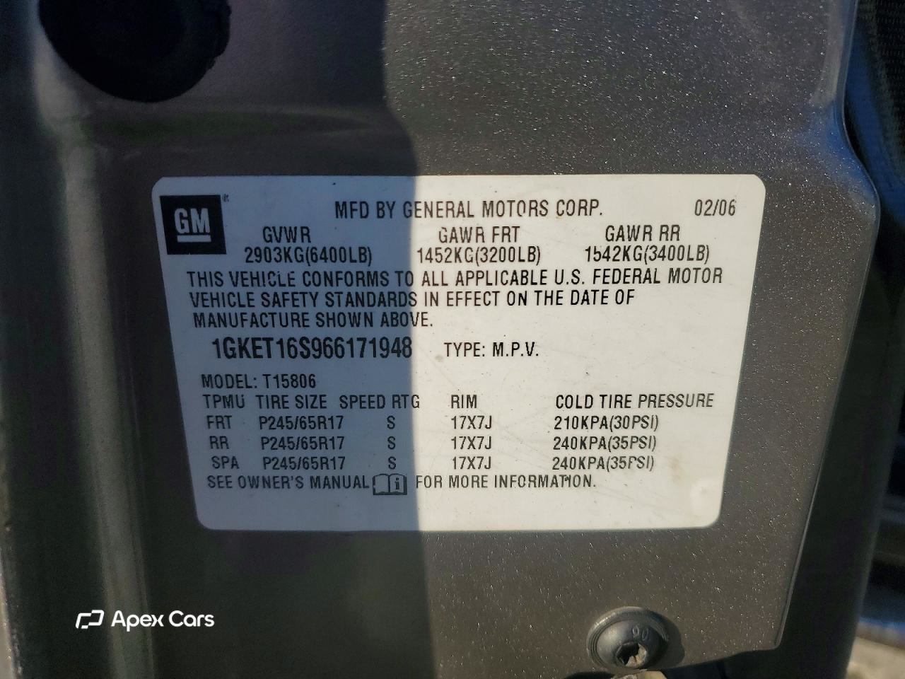 GMC Envoy 2006