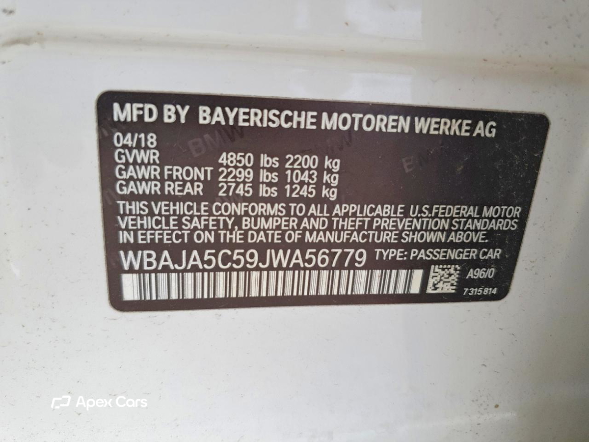 BMW Series 5 2018