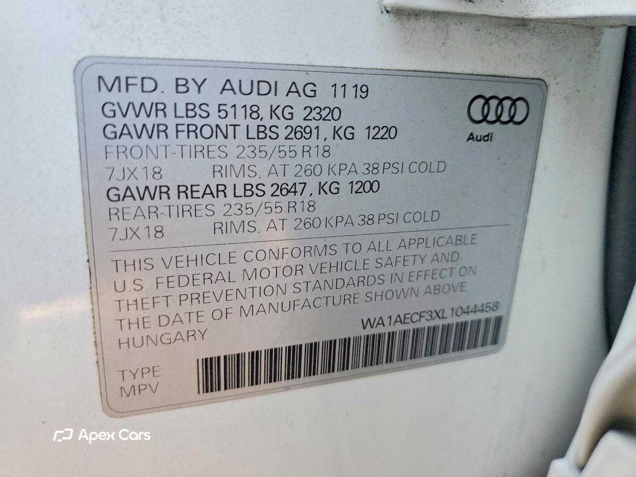 Audi Q3 2020