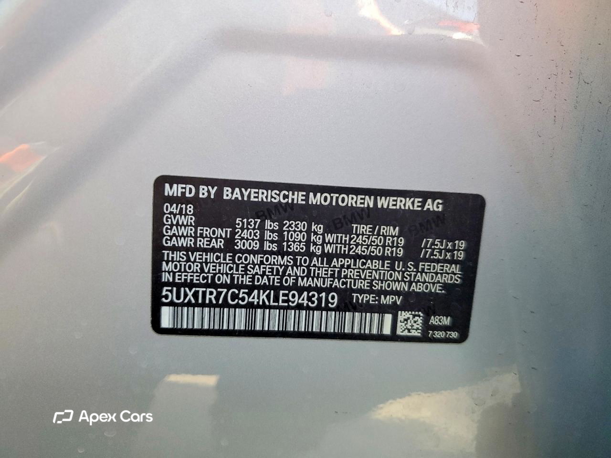 BMW X3 2019