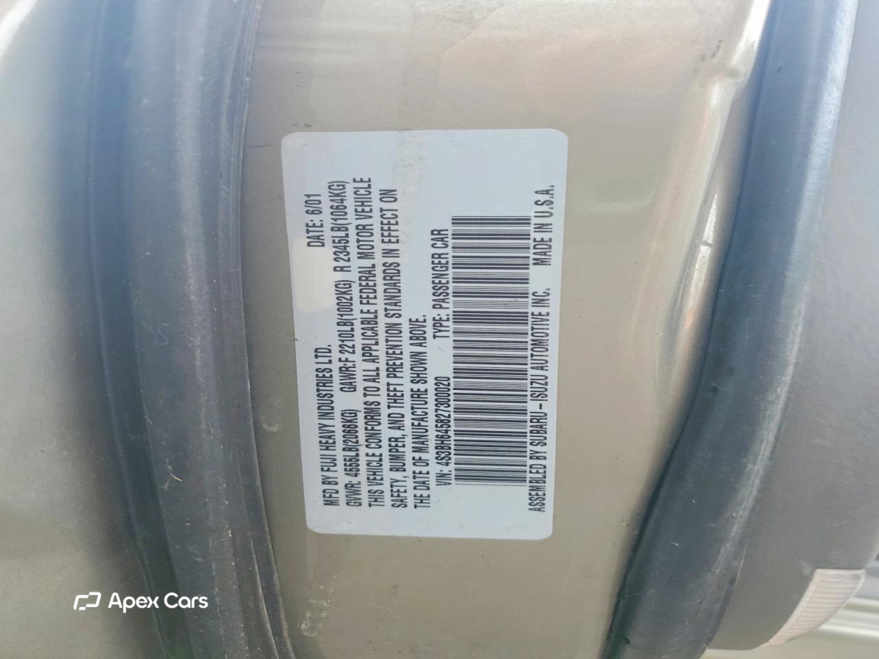 Subaru Legacy 2002