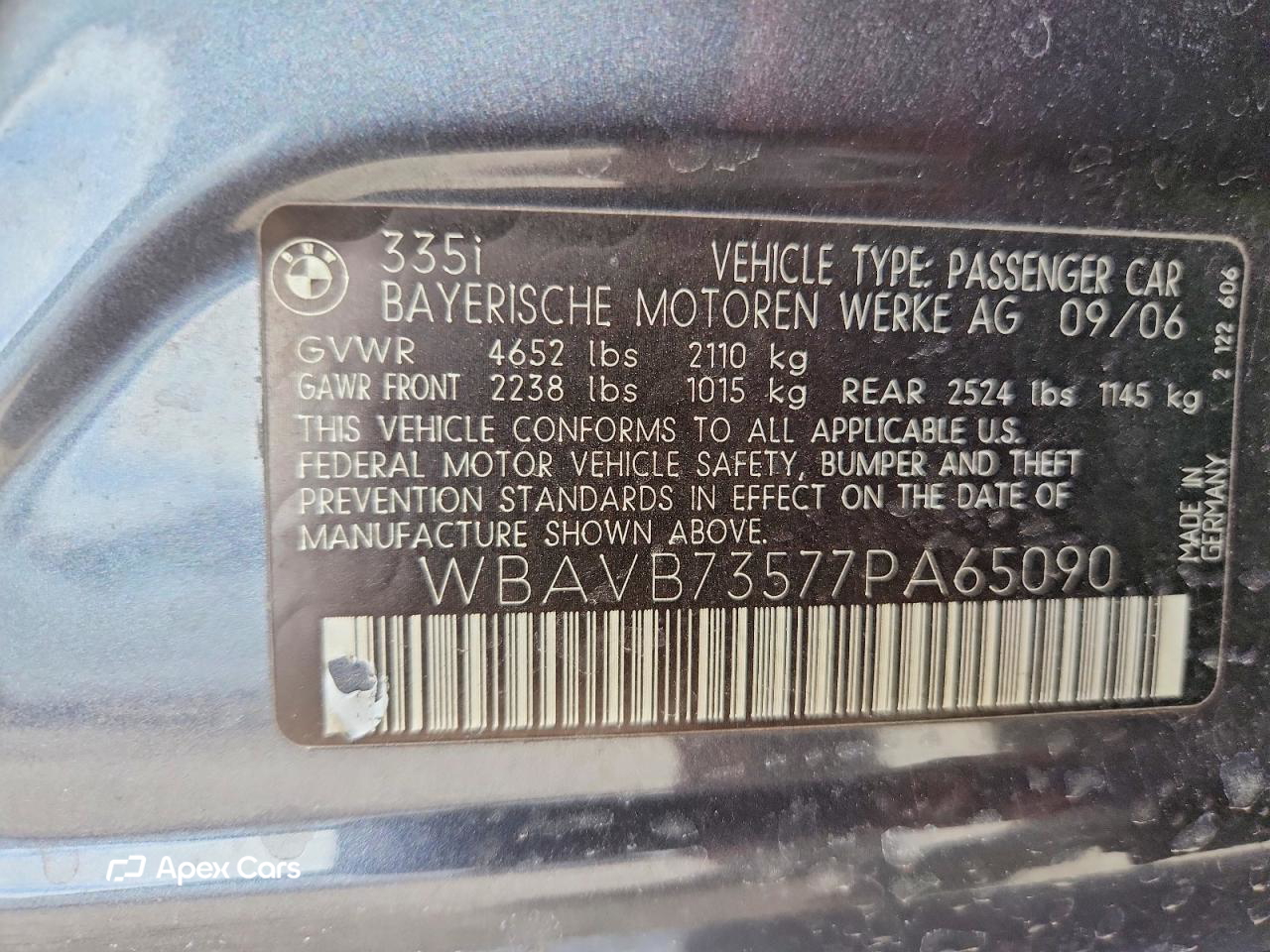 BMW Series 3 2007