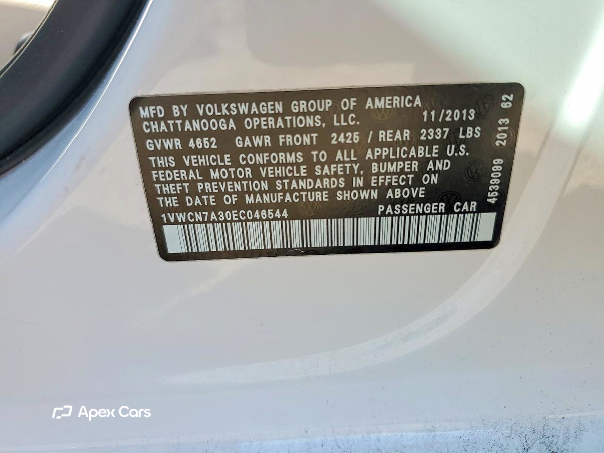 Volkswagen Passat 2014