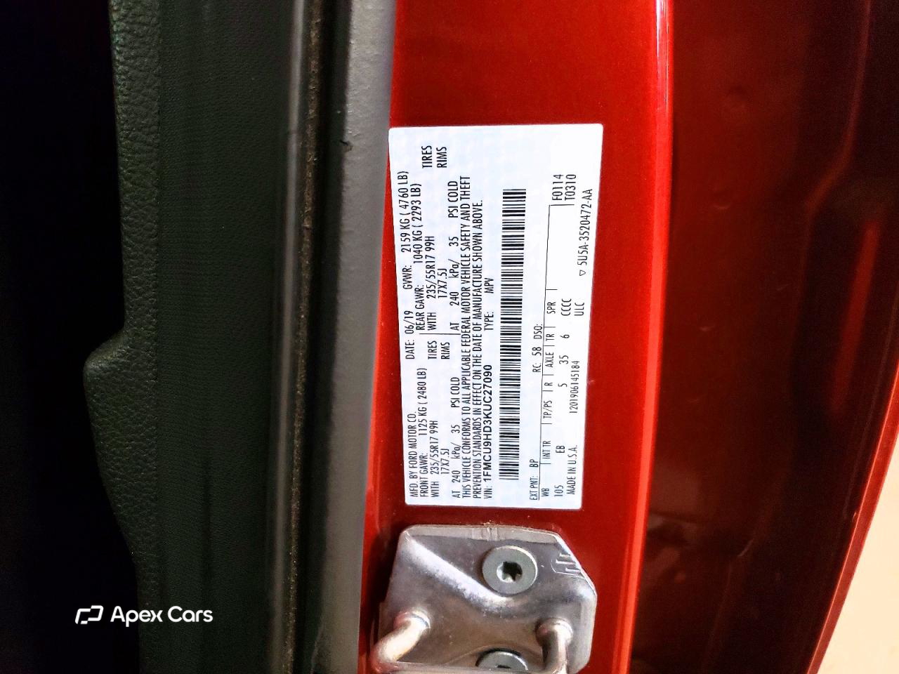 Ford Escape 2019