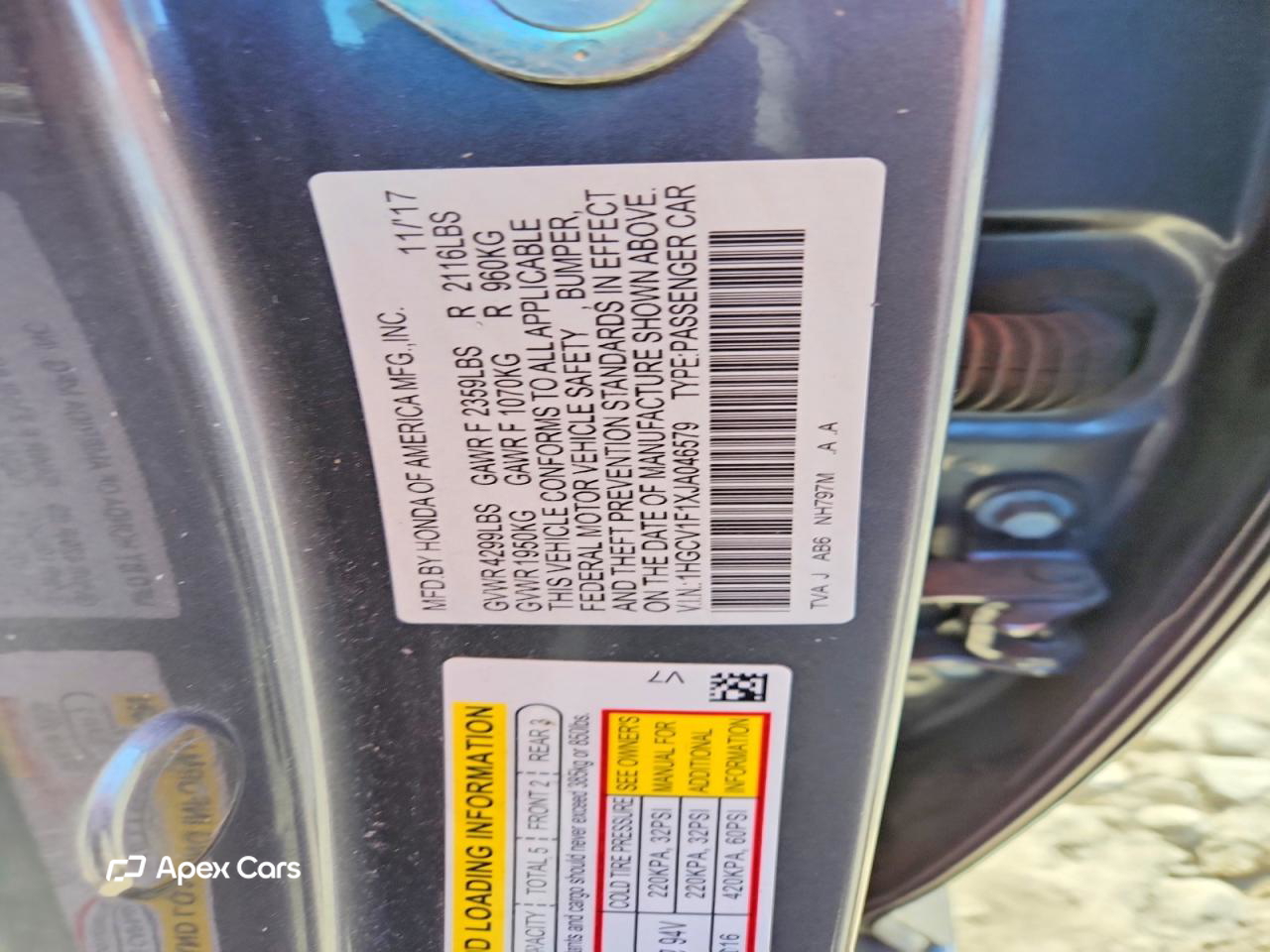 Honda Accord 2018