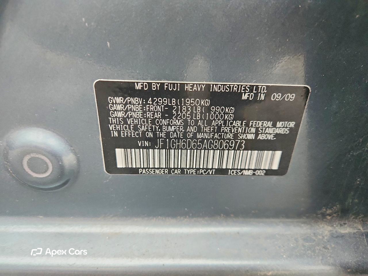 Subaru Impreza 2010