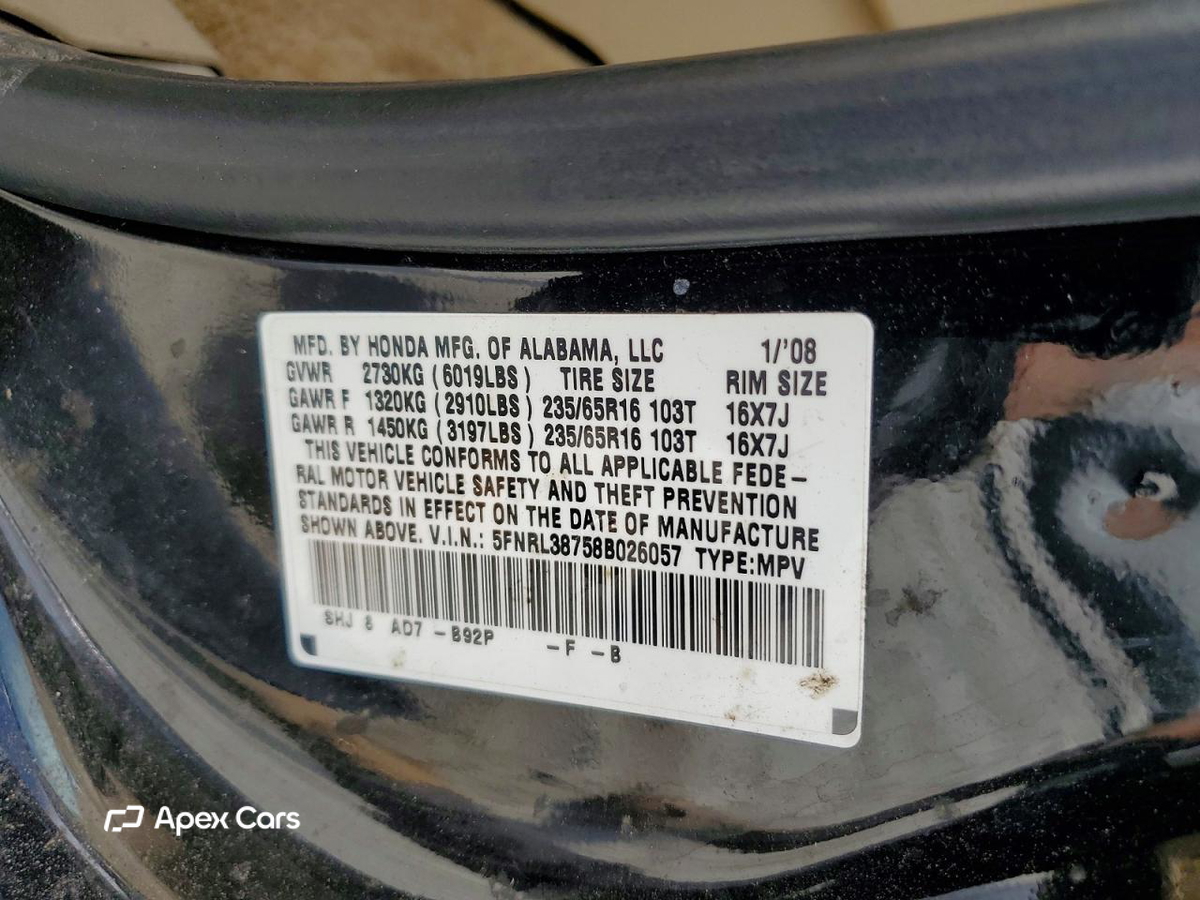 Honda Odyssey 2008