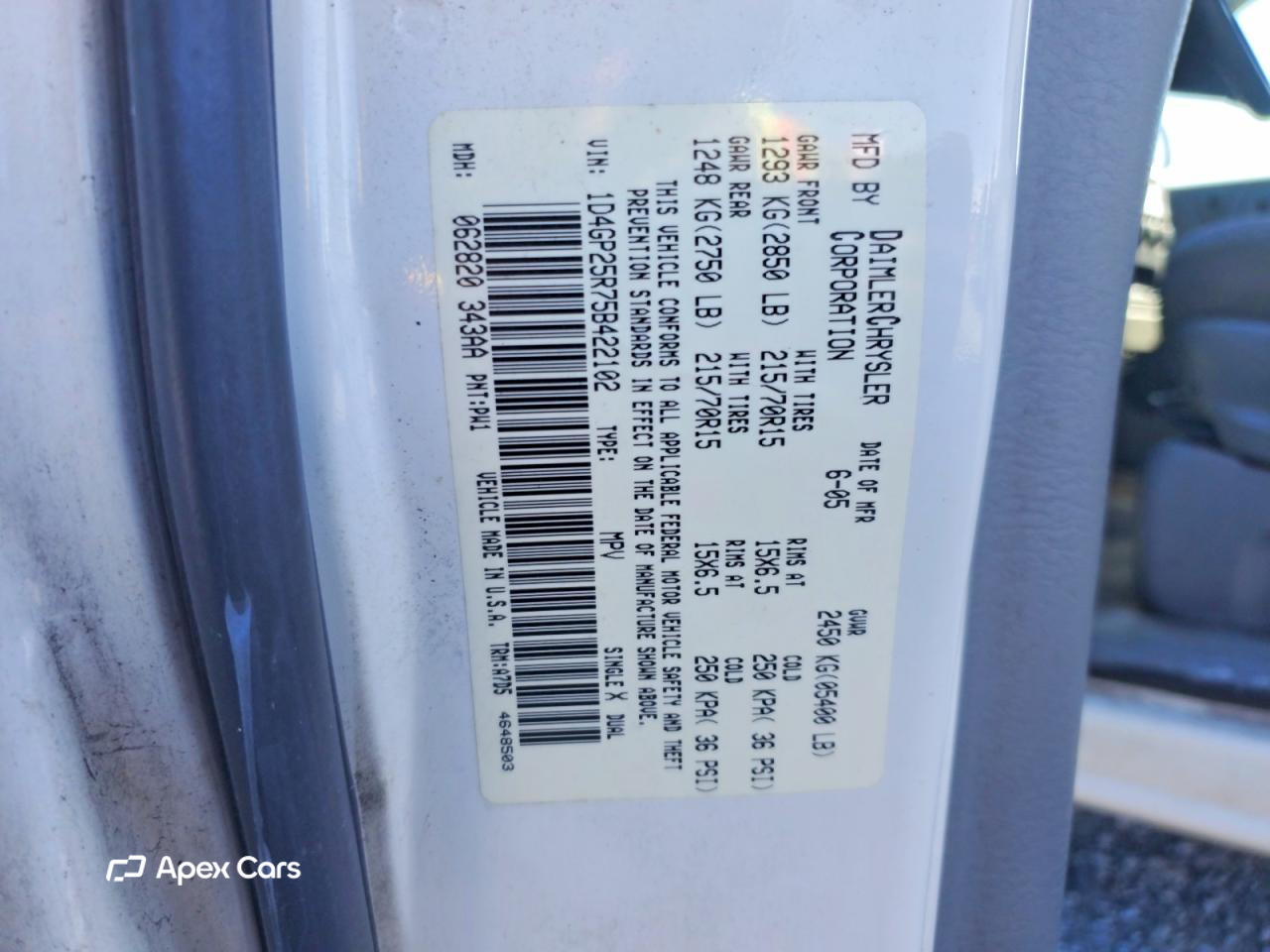 Dodge Caravan 2005