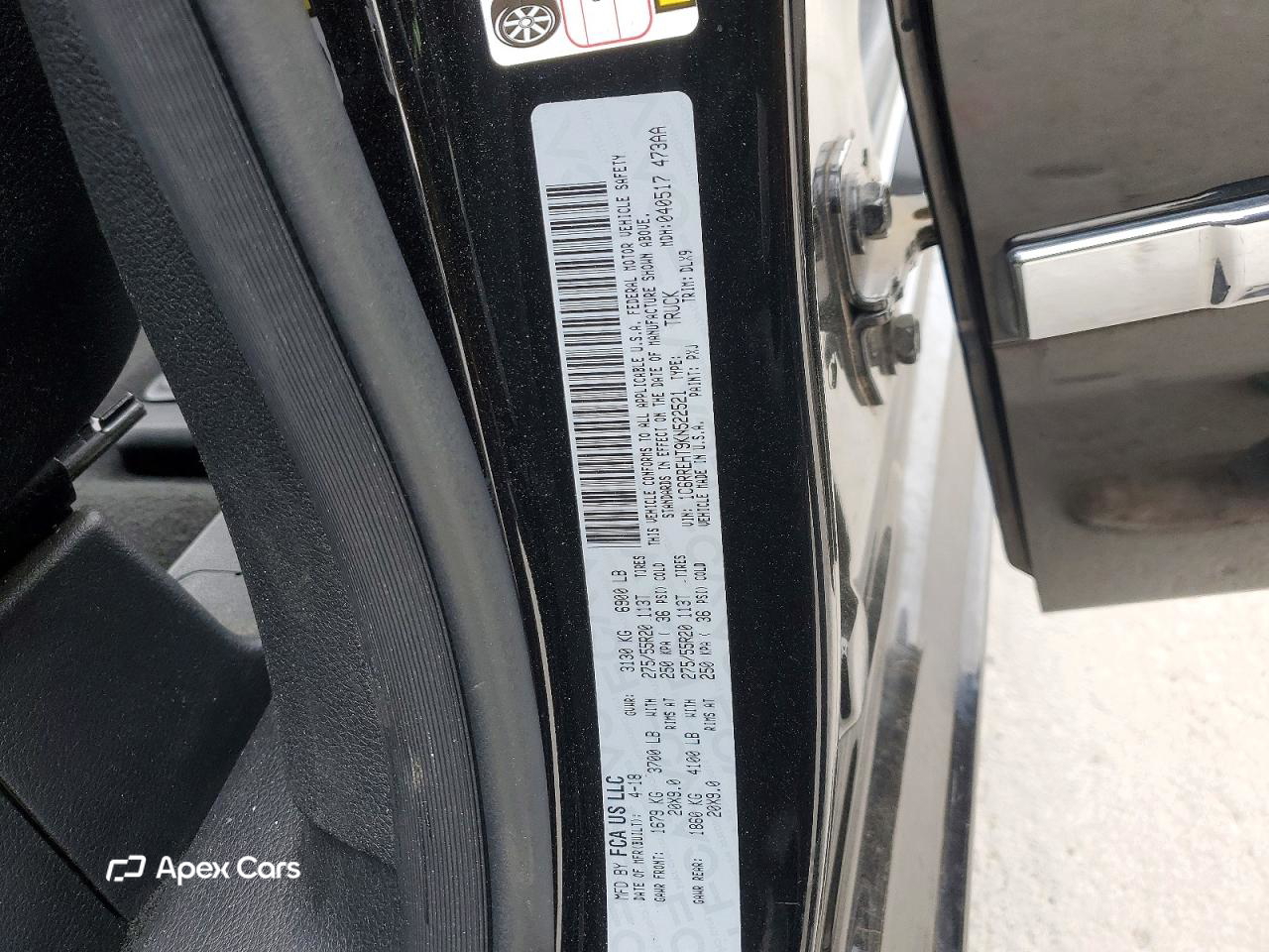 RAM 1500 2019