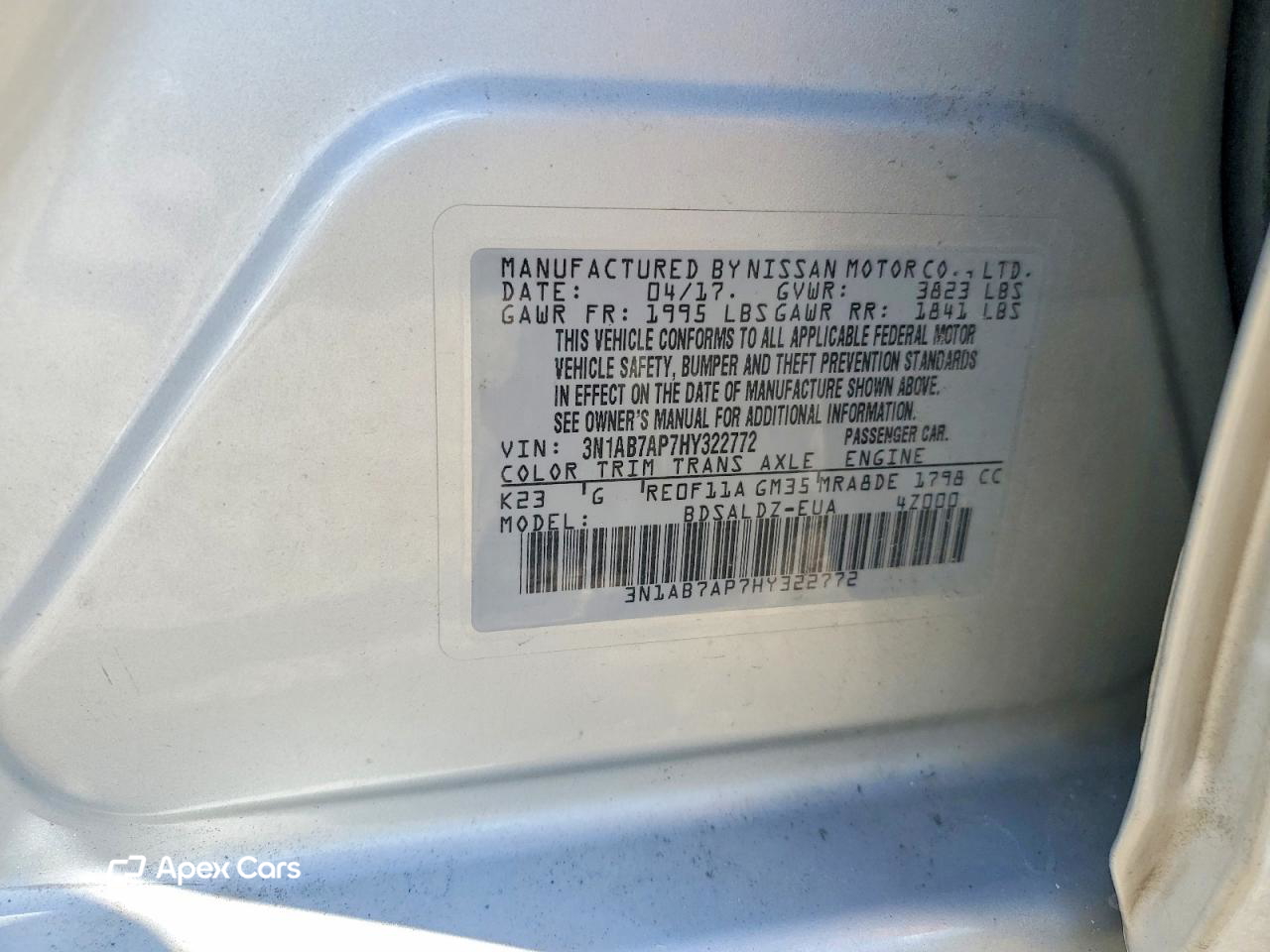 Nissan Sentra 2017