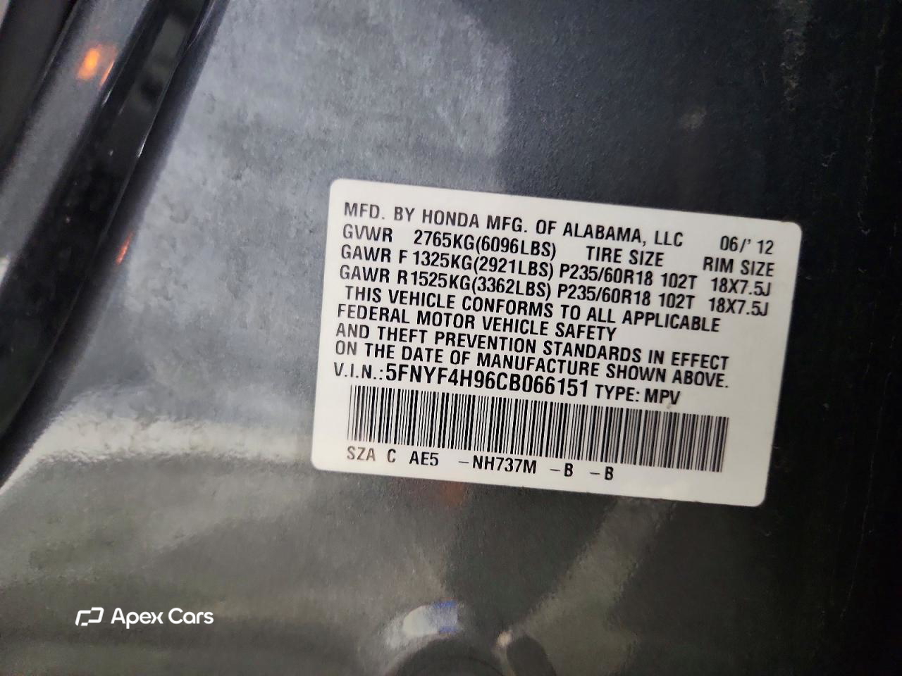 Honda Pilot 2012