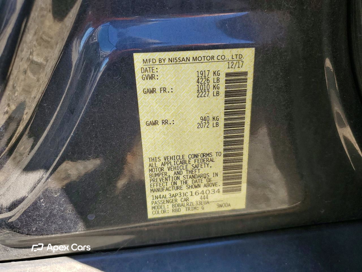 Nissan Altima 2018