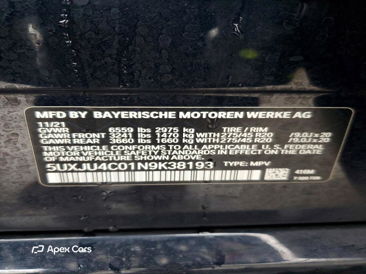 BMW X5 2022