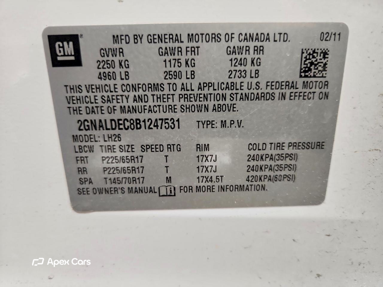 Chevrolet Equinox 2011