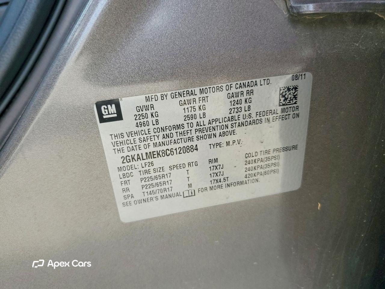 GMC Terrain 2012