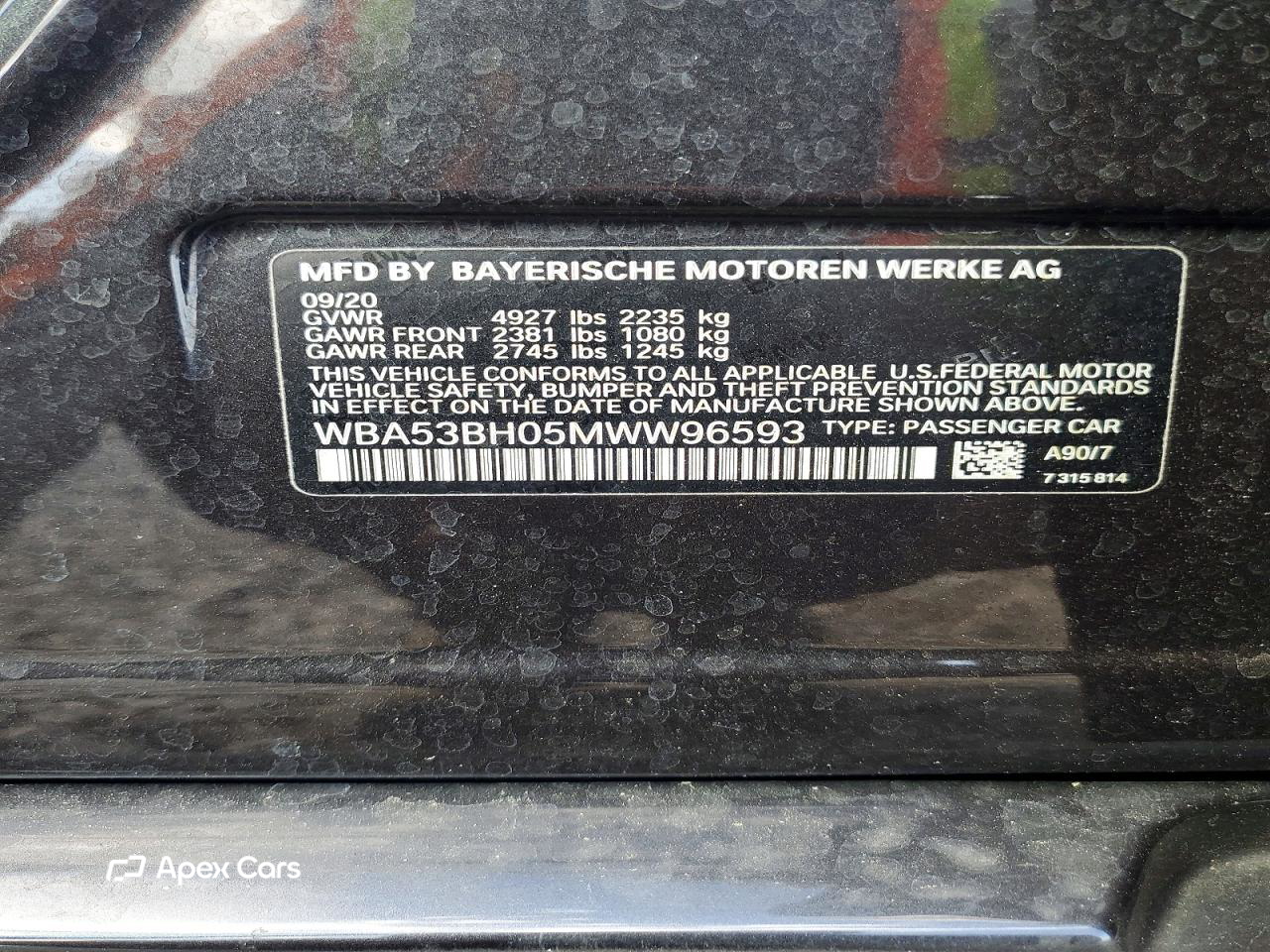 BMW Series 5 2021