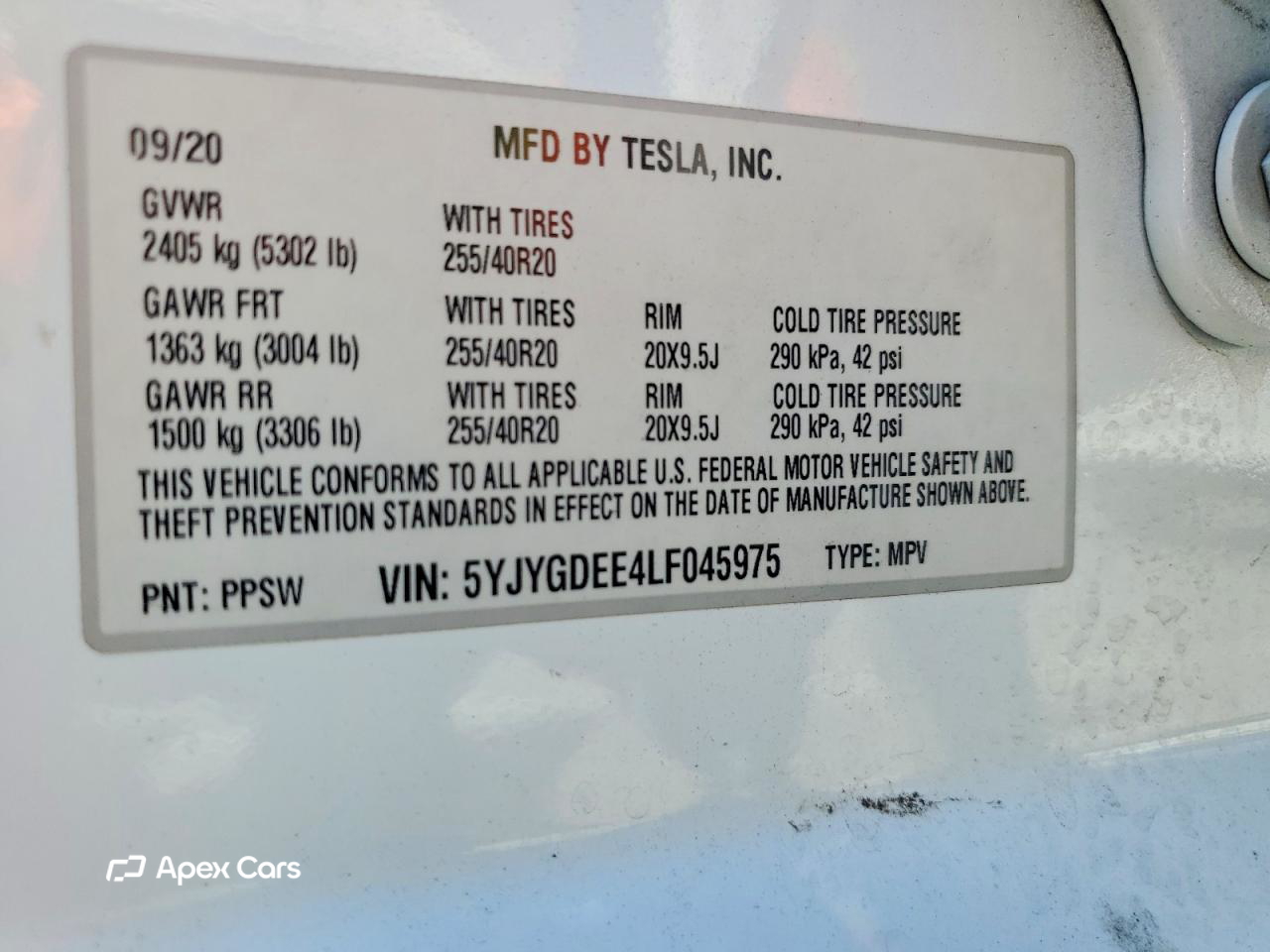 Tesla Model Y 2020