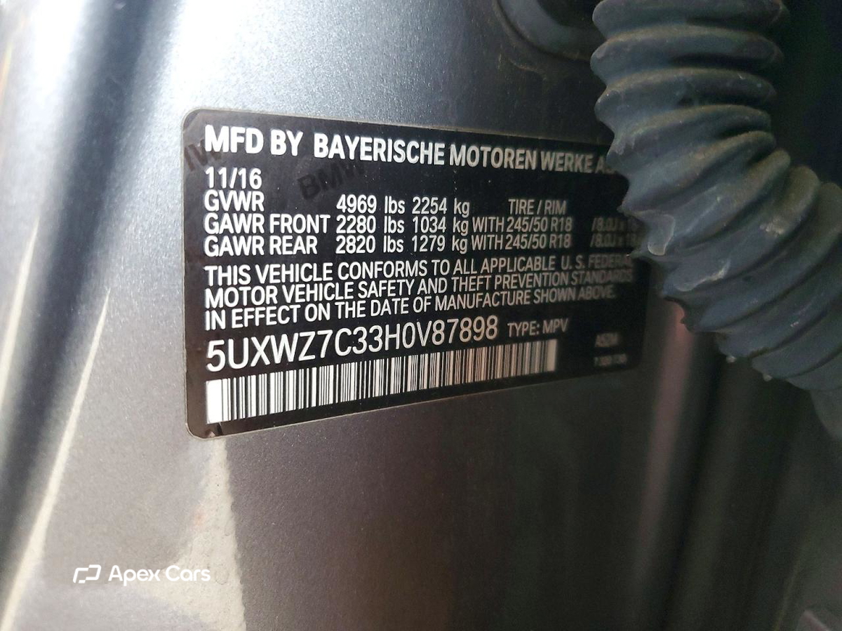BMW X3 2017