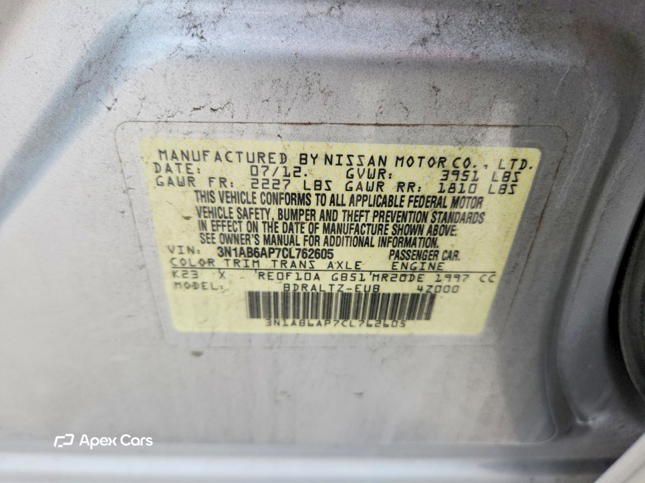 Nissan Sentra 2012