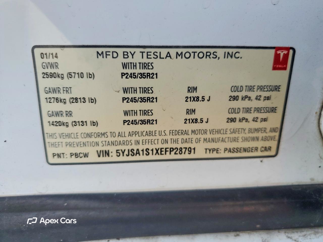 Tesla Model S 2014
