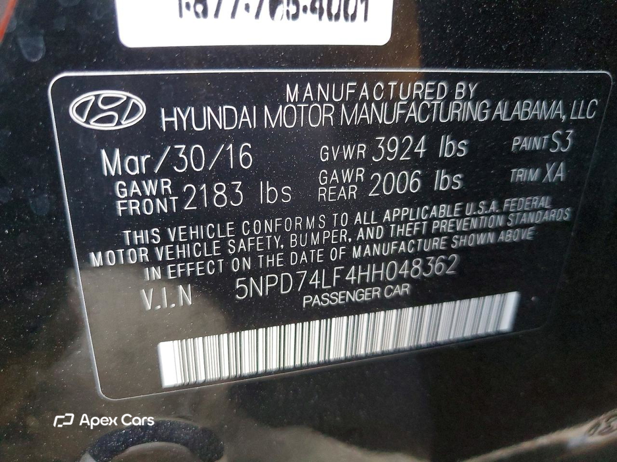 Hyundai Elantra 2017