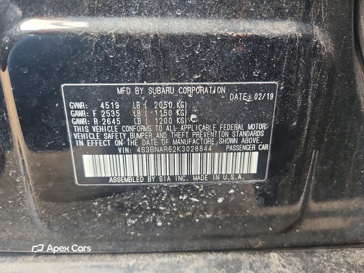 Subaru Legacy 2019
