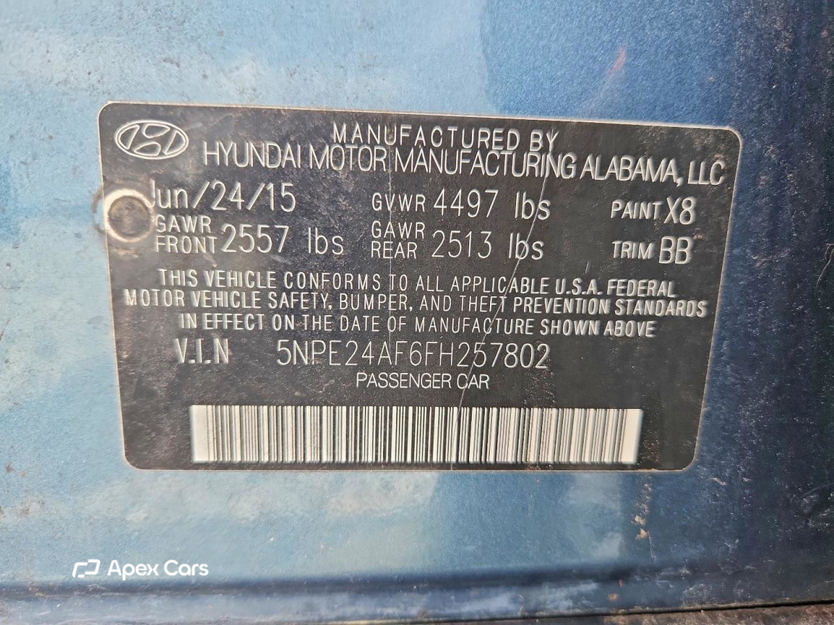 Hyundai Sonata 2015