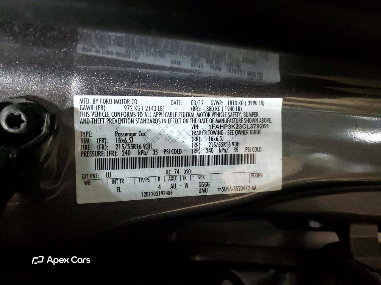 Ford Focus 2012