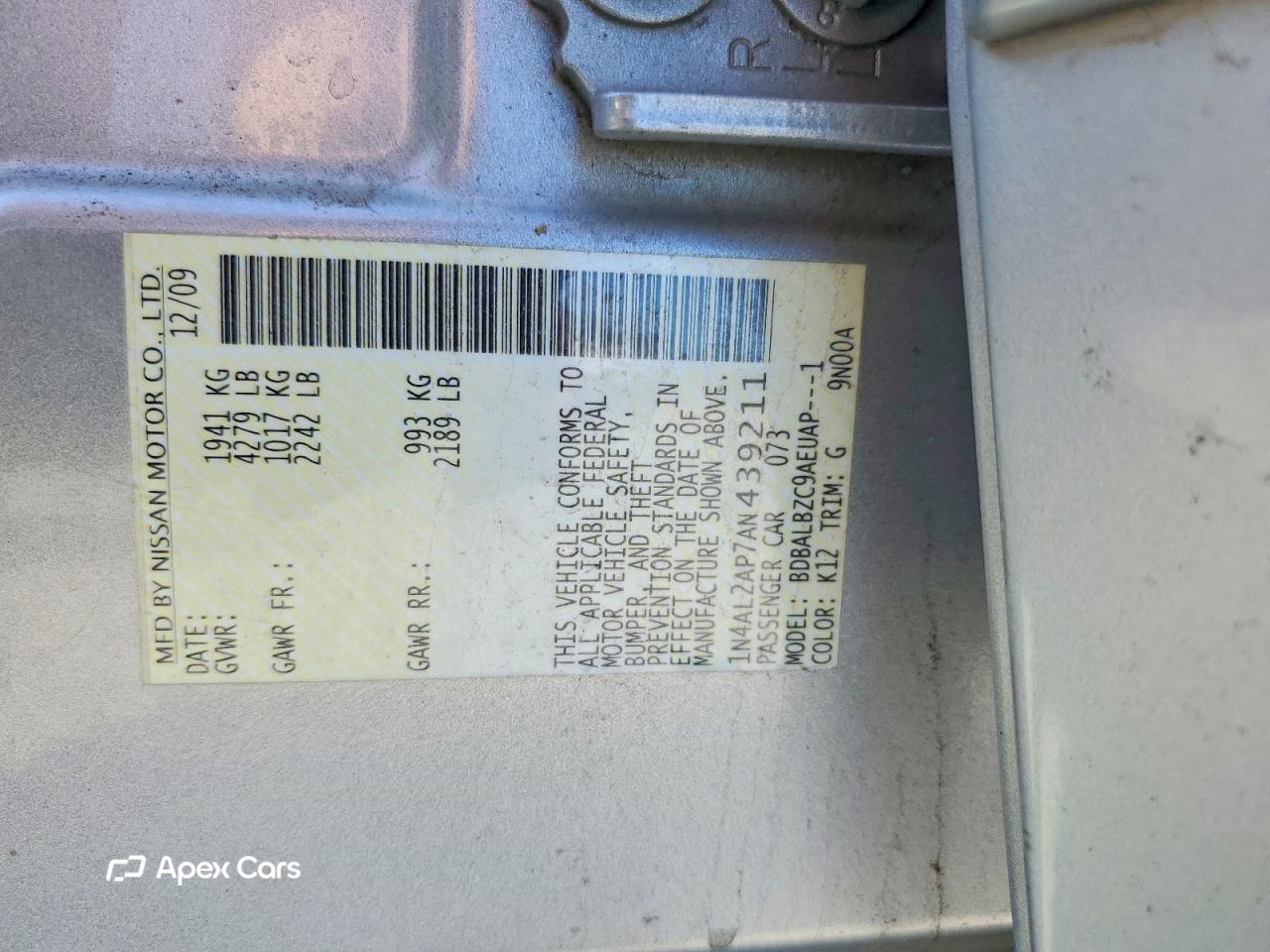 Nissan Altima 2010
