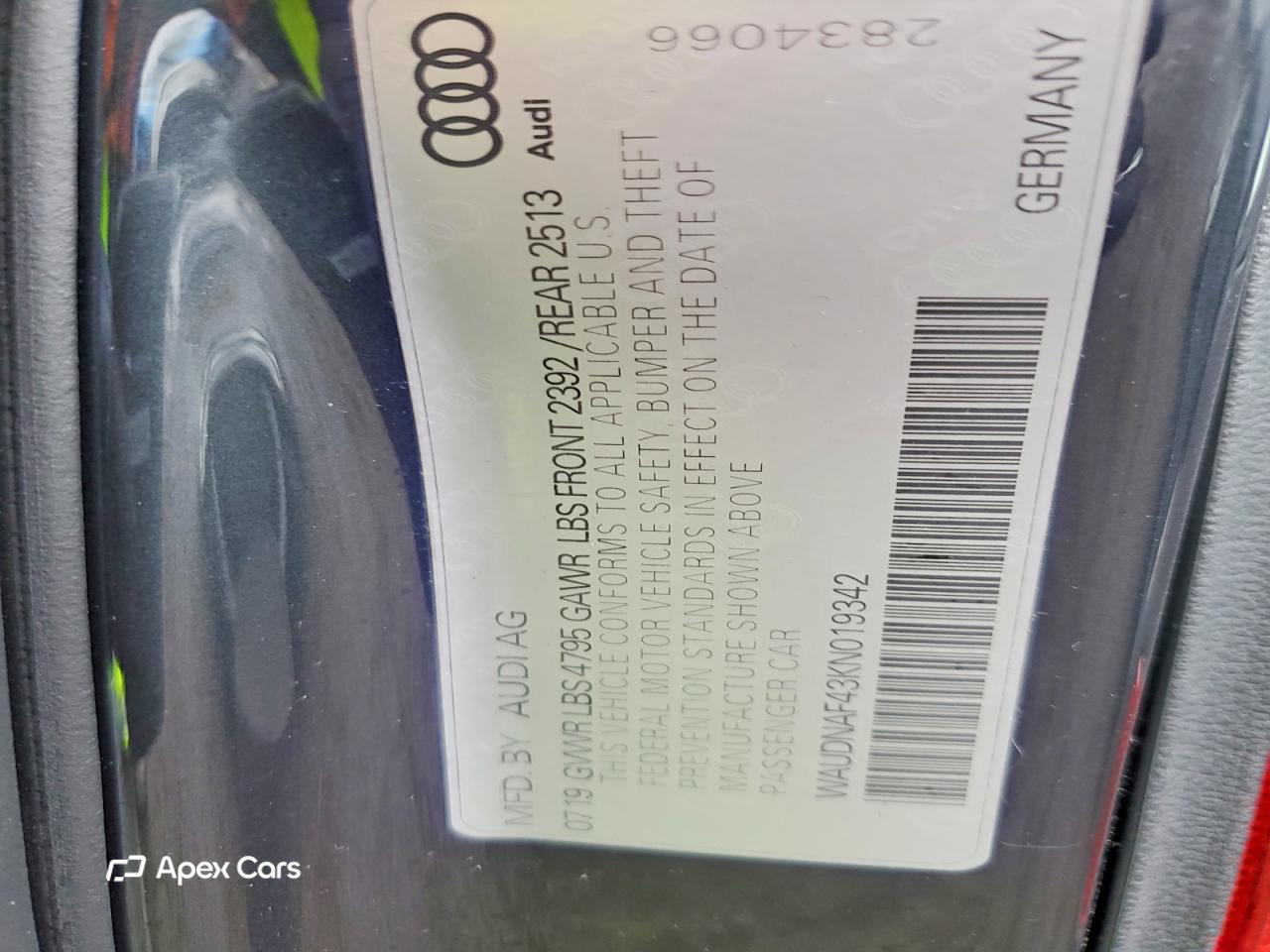 Audi A4 2019