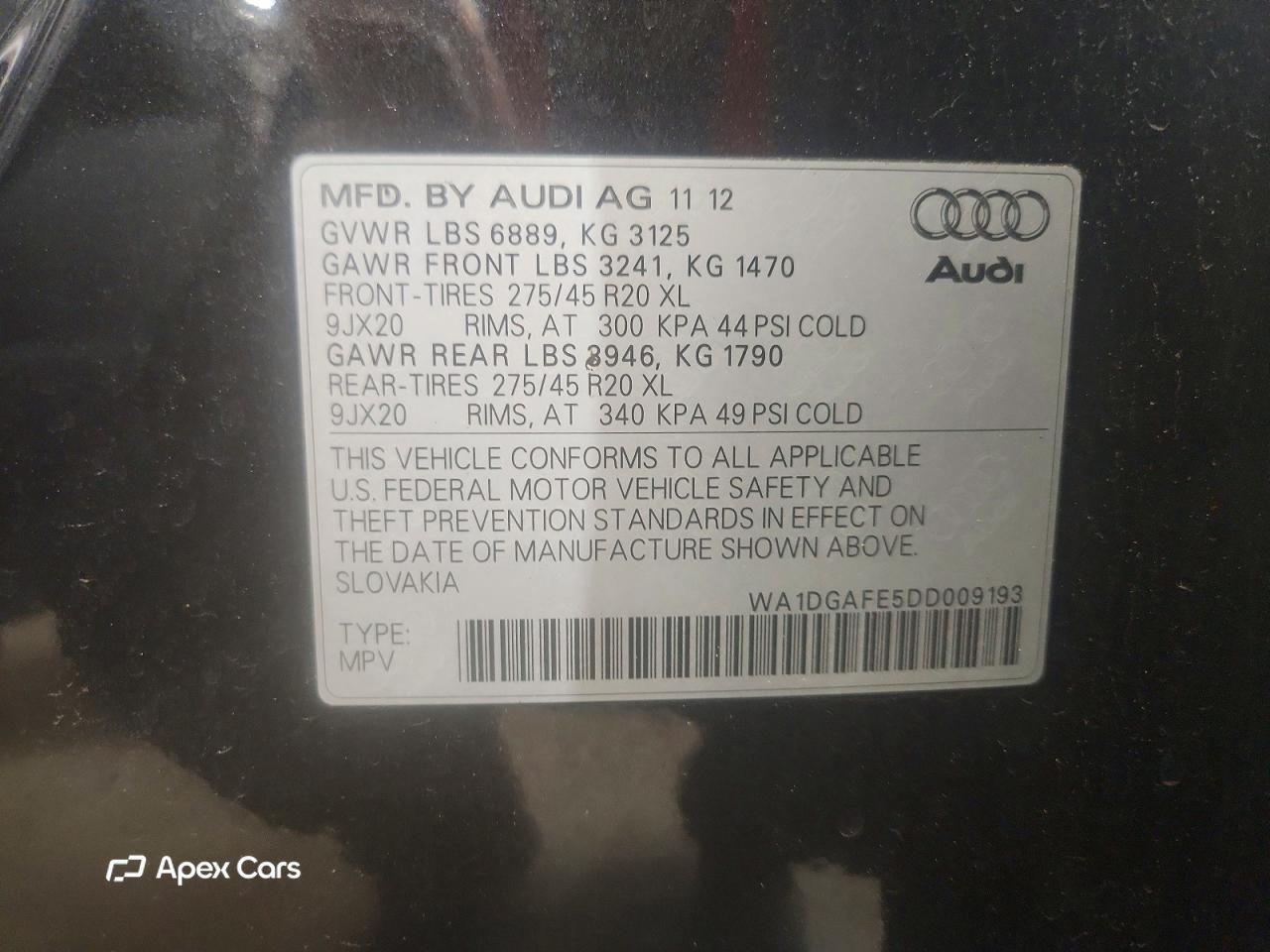 Audi Q7 2013