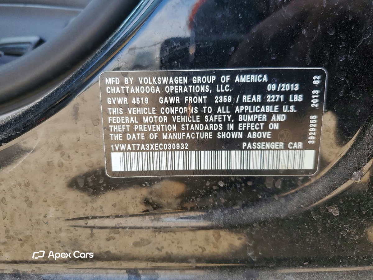 Volkswagen Passat 2014