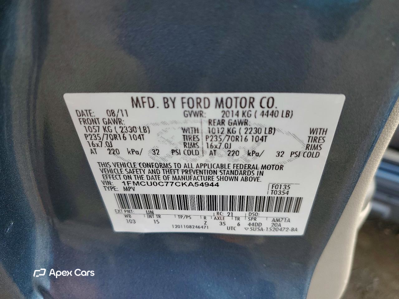 Ford Escape 2012