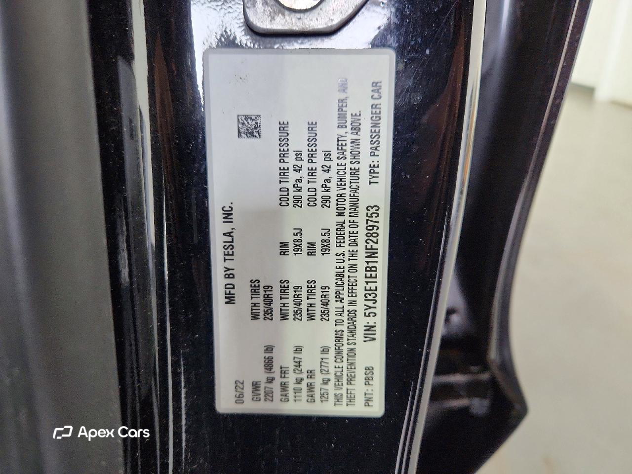 Tesla Model 3 2022