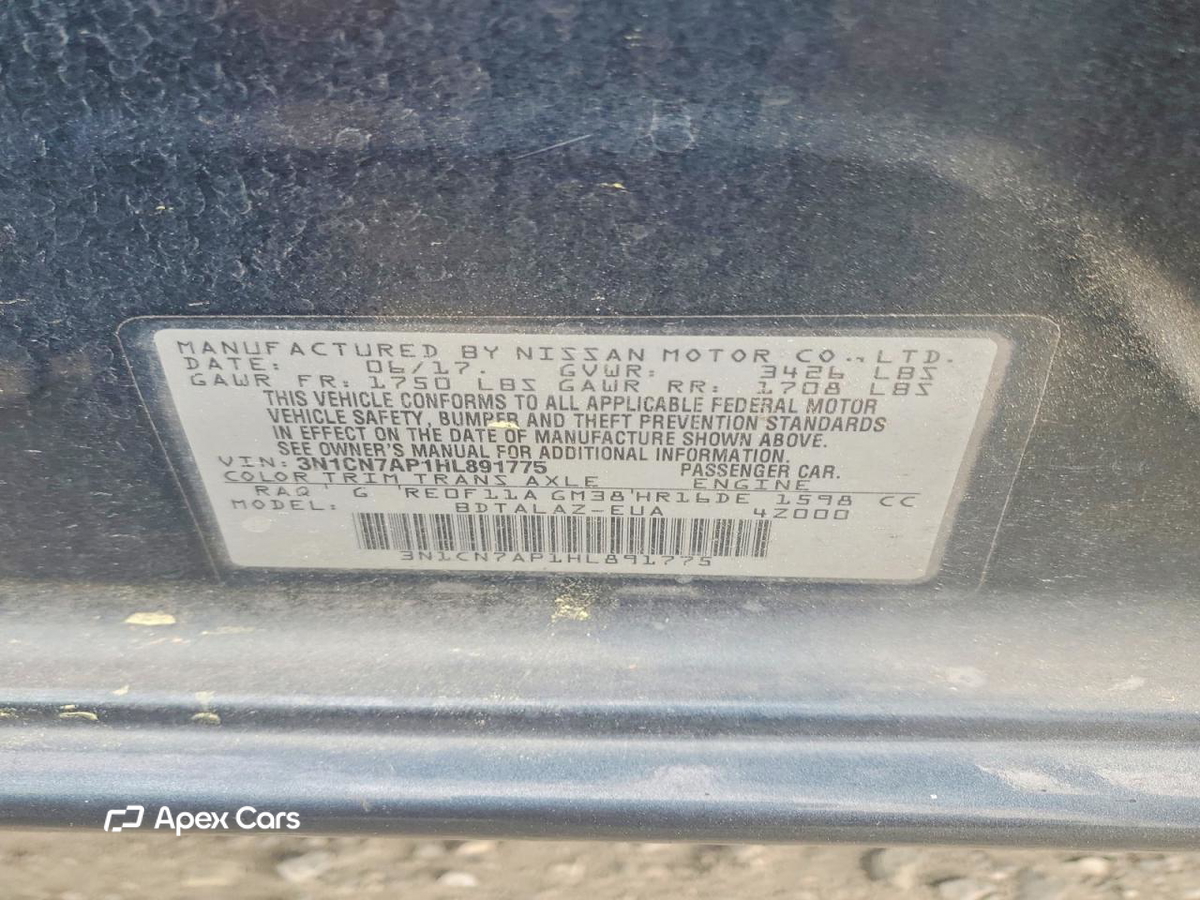 Nissan Versa 2017
