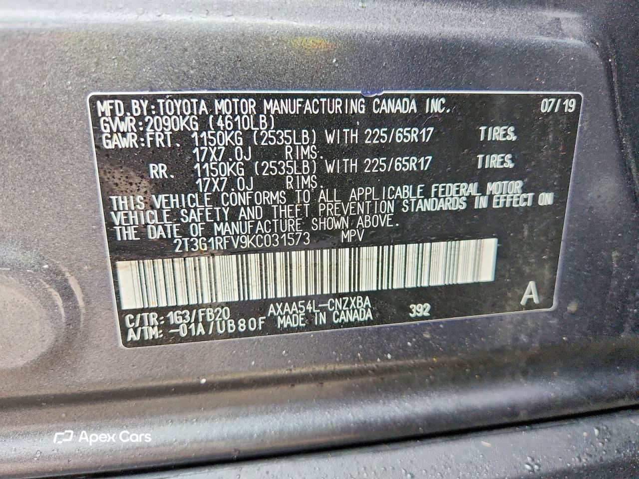 Toyota RAV 4 2019