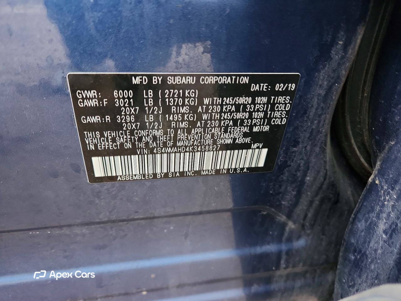 Subaru Ascent 2019