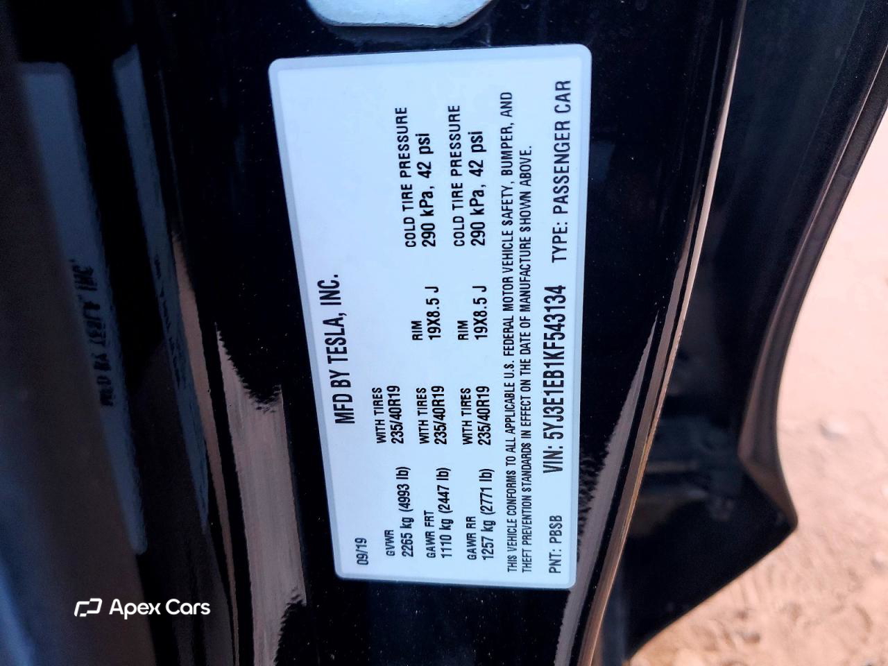 Tesla Model 3 2019
