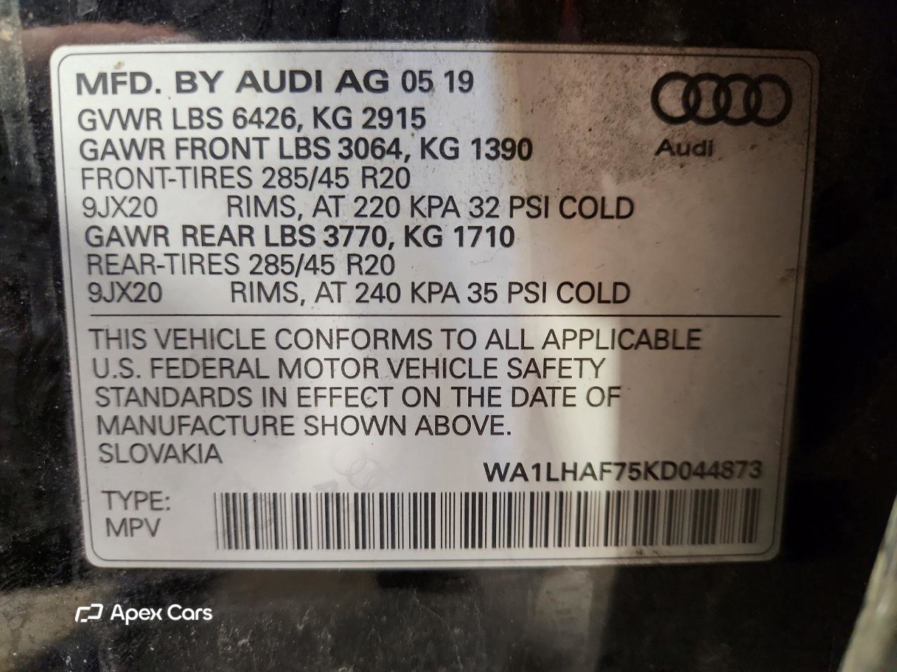 Audi Q7 2019