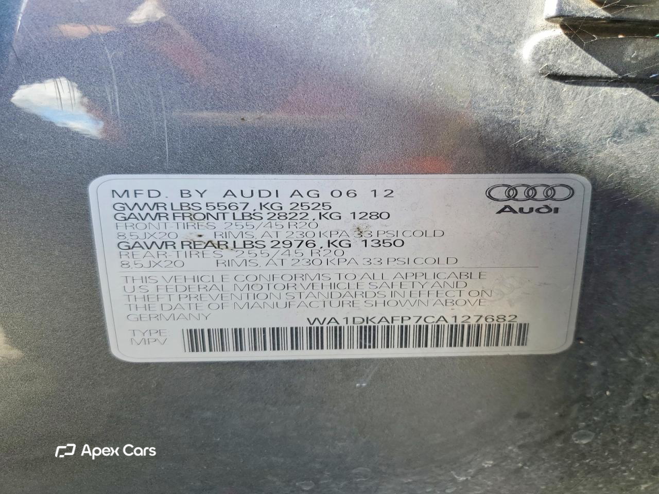 Audi Q5 2012