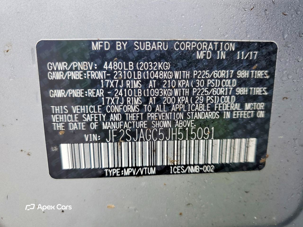 Subaru Forester 2018