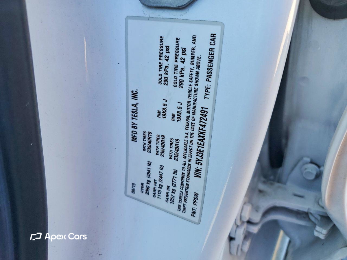 Tesla Model 3 2019