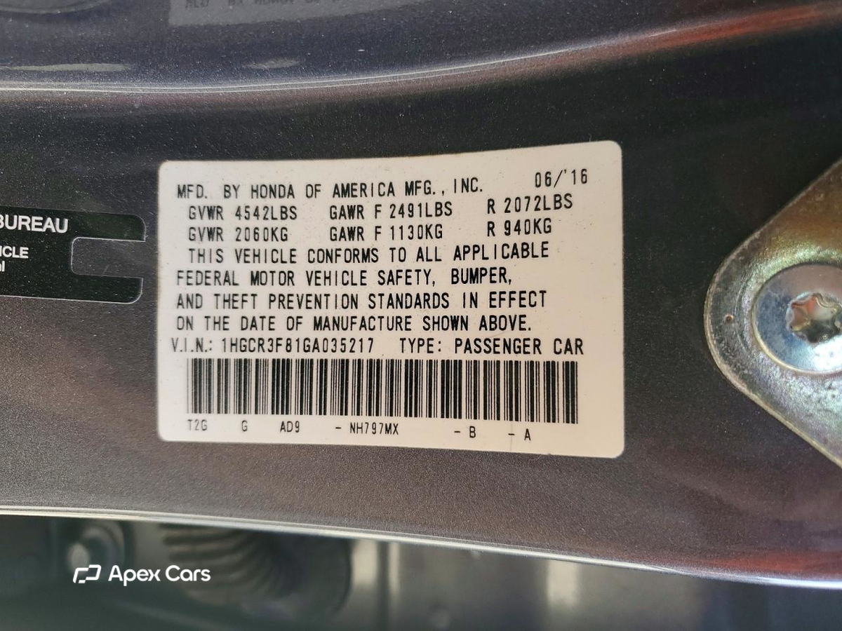 Honda Accord 2016